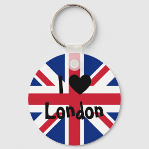 Ich liebe London Schlüsselanhänger