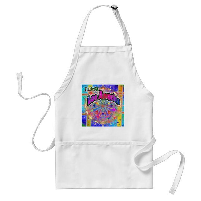 ICH LIEBE Los Angeles Cosmic Unity Schürze (Vorne)