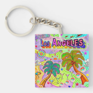 Ich LIEBE Los Angeles Urlaub Target Schlüsselanhän Schlüsselanhänger