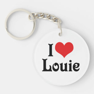 Ich liebe Louie Schlüsselanhänger
