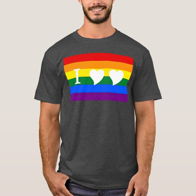 Ich liebe Love Freund T-Shirt (Vorderseite)