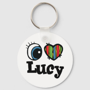 Ich liebe Lucy Schlüsselanhänger