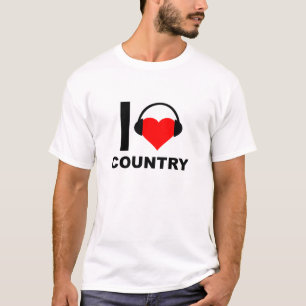 Ich liebe lustige Country T-Shirts
