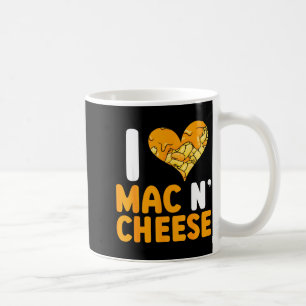 Ich liebe Mac N' Cheese Lustiger Mac und Käse  Kaffeetasse