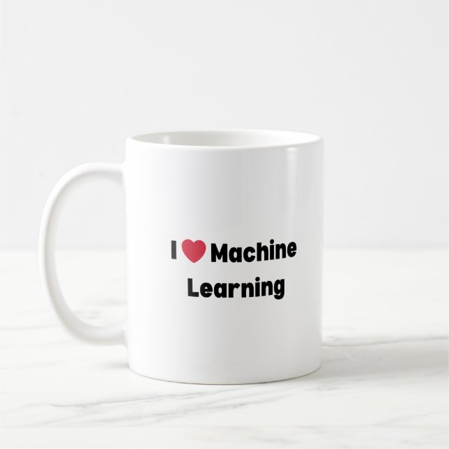Ich liebe Machine Learning Tasse – Perfektes Gesch (Links)