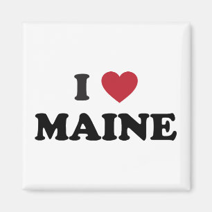 Ich liebe Maine Magnet