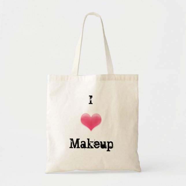 "ICH LIEBE-MAKE-UP" Tasche (Vorne)