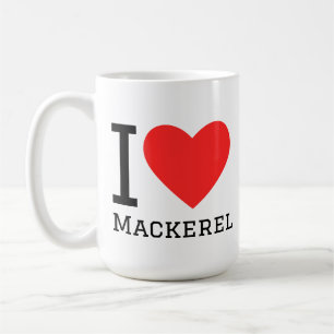 Ich liebe Makrelen Kaffeetasse