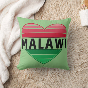 Ich Liebe Malawi, Malawian Herz Kissen