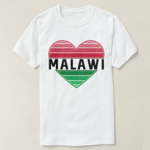 Ich Liebe Malawi, Malawian Herz T-Shirt