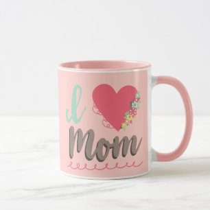 Ich Liebe Mama hübsch chic Tasse