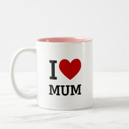 Ich liebe Mama Tasse Herz Grafik Mutter Geschenk