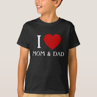 Ich liebe Mama und Papa | Kinder & Baby T-Shirts