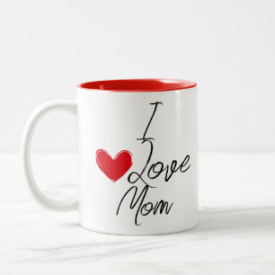 Ich Liebe Mama Zweifarbige Tasse