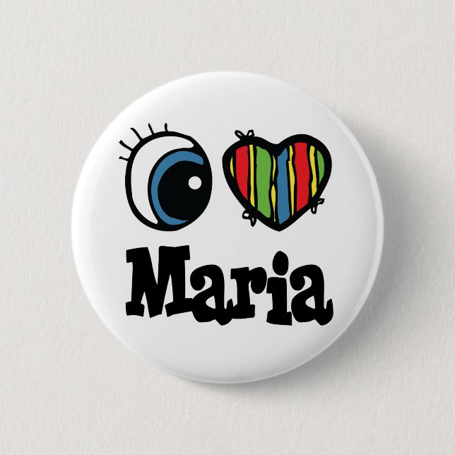 Ich liebe Maria Button (Vorderseite)
