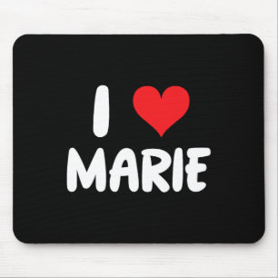 Ich liebe Marie - Herz - Name Mousepad