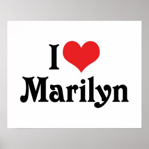 Ich liebe Marilyn Poster