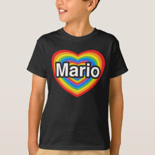 Ich Liebe Mario. Ich Liebe dir Mario. Herz T-Shirt