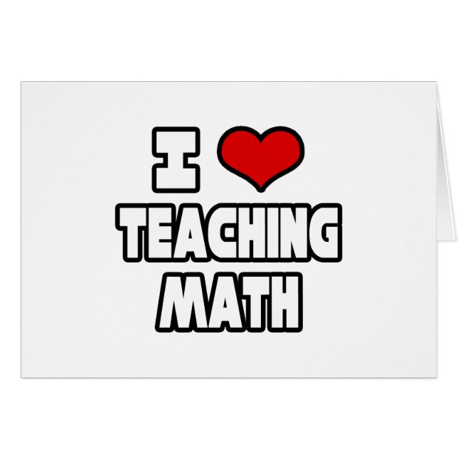 Ich Liebe Mathe lehren (Vorderseite (Horizontal))