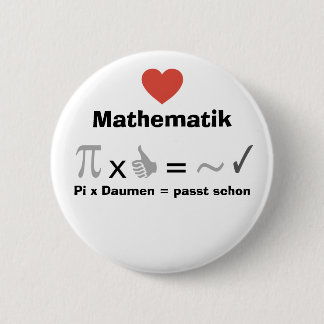 Ich liebe Mathematik Button