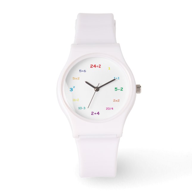 Ich Liebe Mathematik! Sportliche Armbanduhr (Vorderseite)