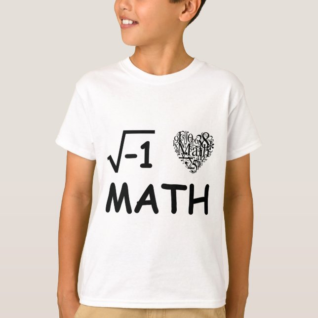 Ich Liebe Mathematik T-Shirt (Vorderseite)