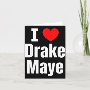 Ich liebe Maye Football Fan  Karte