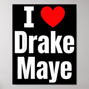 Ich liebe Maye Football Fan Poster
