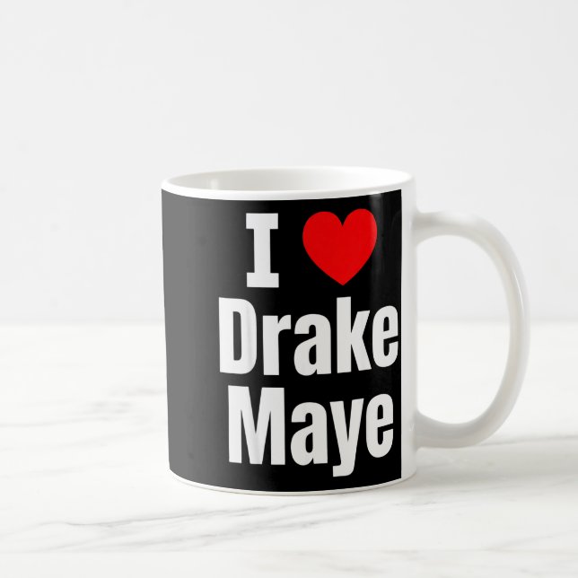 Ich liebe Maye Fußballfan  Kaffeetasse (Rechts)