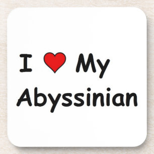 Ich Liebe mein Abessinier Untersetzer