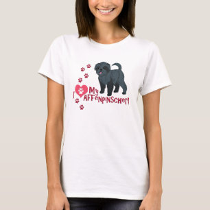 Ich Liebe mein Affenpinscher! T-Shirt