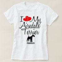 Ich Liebe mein Airedale Terrier Dog