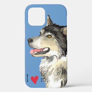 Ich Liebe mein Alaskan Malemute Case-Mate iPhone Hülle