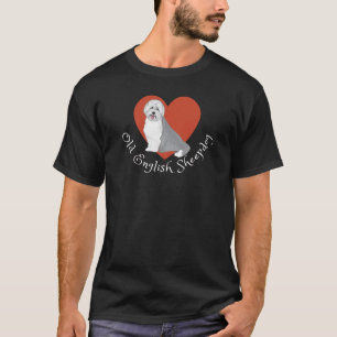 Ich Liebe mein altenglischer Schafhund! T-Shirt