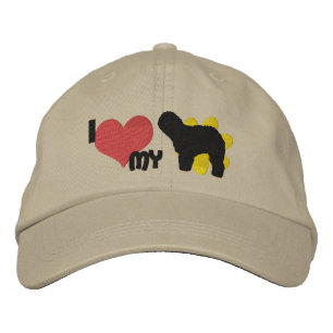 Ich Liebe mein altes Englisch Sheepdog Bestickte Baseballkappe