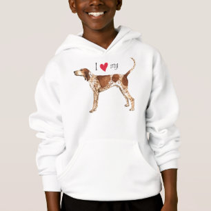 Ich Liebe mein amerikanisches Englisch Hoodie