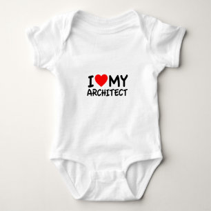 Ich Liebe mein Architekt Baby Strampler