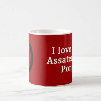 Ich Liebe mein Assateague Pony Kaffeetasse