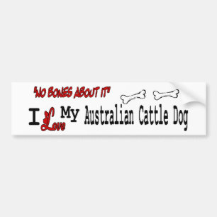 Ich Liebe mein australischer Rinderhund Autoaufkleber