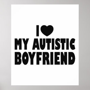 Ich Liebe mein Autistischer Freund - Akzeptanz von Poster