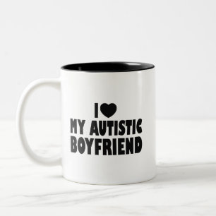 Ich Liebe mein Autistischer Freund - Akzeptanz von Zweifarbige Tasse