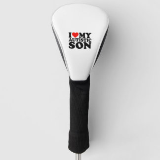 Ich Liebe mein Autistischer Sohn Ich höre meinen S Golf Headcover