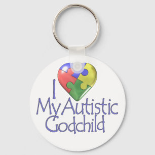 Ich Liebe mein Autistisches Kind Schlüsselanhänger