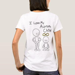 Ich liebe mein autistisches Kind süß T-Shirt