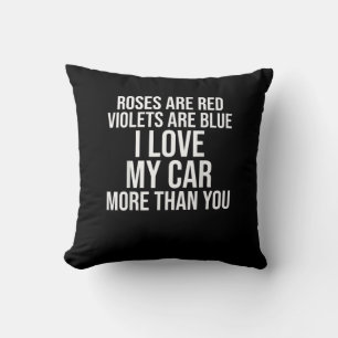 Ich liebe mein Auto mehr als dich Lustiges Autolie Kissen