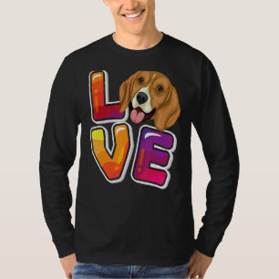Ich Liebe mein Beagle Beagle Puppy Dog Graphic T-S T-Shirt