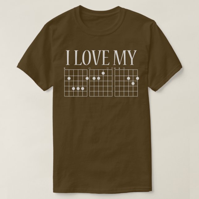 Ich Liebe mein Bed Funny Bed Lazy Message Gitarren T-Shirt (Design vorne)