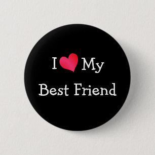 Ich Liebe mein bester Freund Button