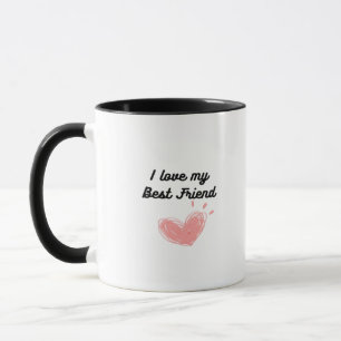 Ich Liebe mein bester Freund Classic Tasse