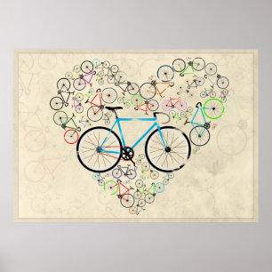 Ich Liebe mein Bike Poster